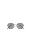 Zegna Opal Grey Orizzonte Ii Acetate And Metal Sunglasses In Gray