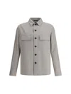 Zegna Beige Linen And Virgin Wool Alba Overshirt