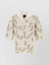 Zegna Oversize Linen Polo Shirt Embroidery