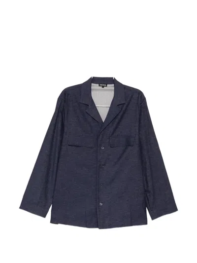 Zegna Pajamas Jacket In Blue