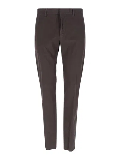 ZEGNA PANTALÓN CASUAL - MARRÓN