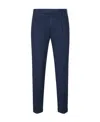 Zegna Pantalone Turn Up Tapered Trousers In Blue