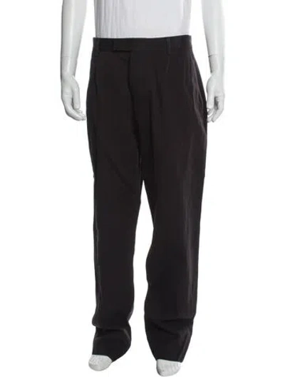Pre-owned Zegna Pants In Brown