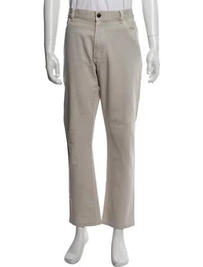 Pre-owned Zegna Pants In Gray