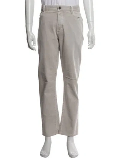 Pre-owned Zegna Pants In Gray