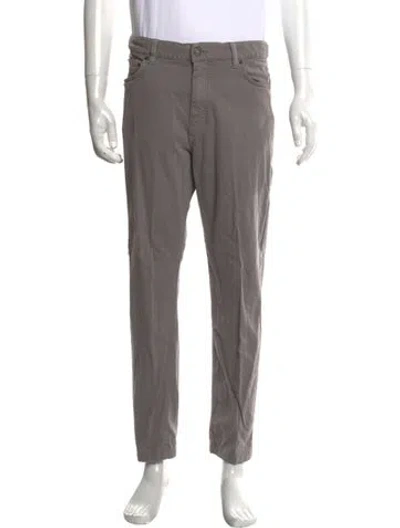 Pre-owned Zegna Pants In Grey