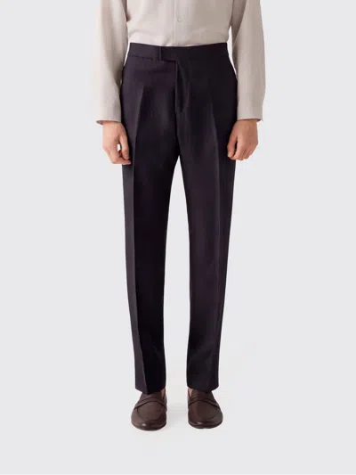 Zegna Pants Men In Black