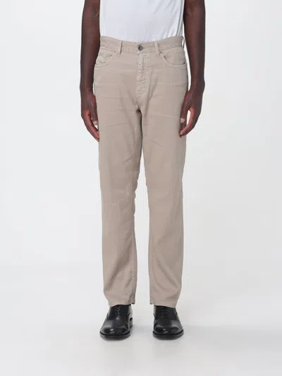 Zegna Pants Men In Brown