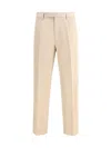 Zegna Tailored Pants In Neutral