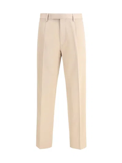 Zegna Tailored Pants In Neutral