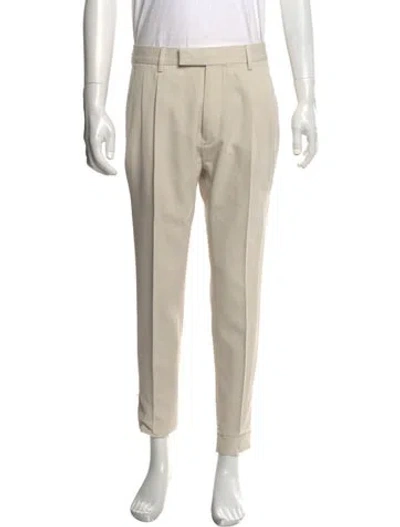 Pre-owned Zegna Pants In Neutral