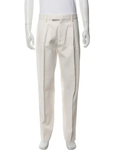 Pre-owned Zegna Pants In Neutral