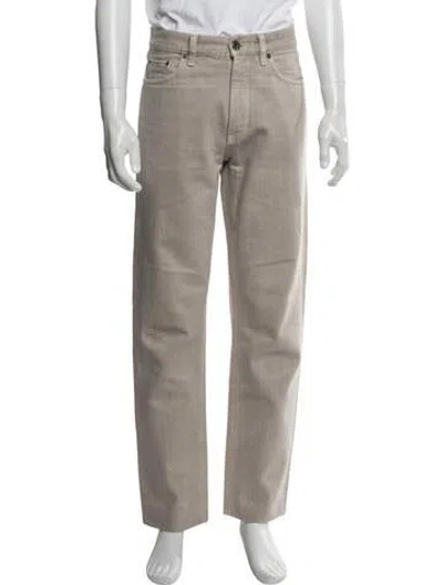 Pre-owned Zegna Pants In Neutral