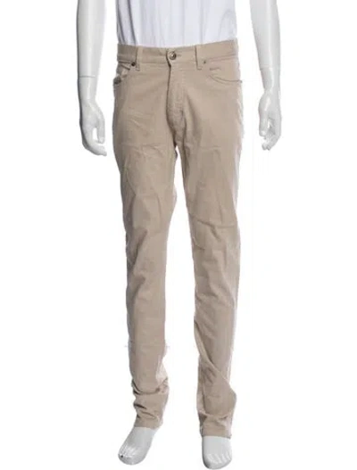 Pre-owned Zegna Pants In Purple