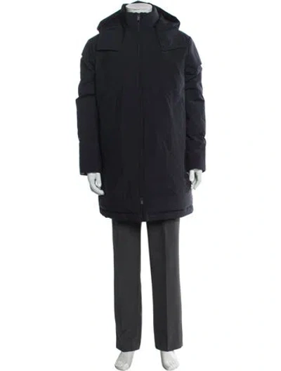 Pre-owned Zegna Parka In Blue