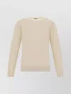 ZEGNA PATTERNED CREW NECK SWEATER