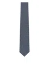 Zegna Patterned-jacquard Silk Tie