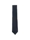 Zegna Patterned Tie In Blue