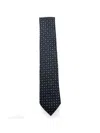 Zegna Patterned Tie In Metallic