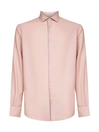 Zegna Pink Cashco Shirt