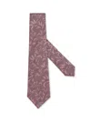 Zegna Classic Silk Tie In Pink