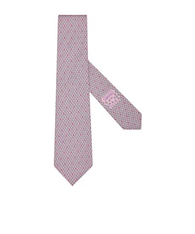Zegna Pink Silk Tie