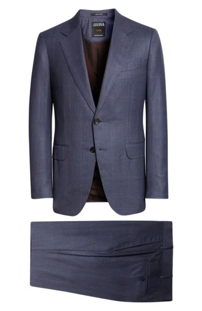 ZEGNA ZEGNA PLAID CENTOVENTIMILA WOOL SUIT