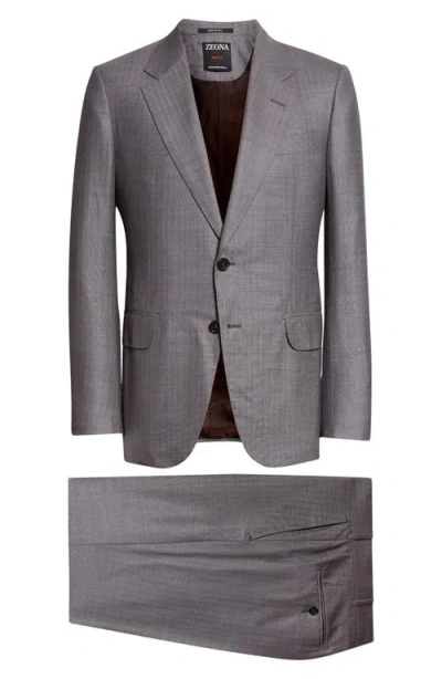 ZEGNA ZEGNA PLAID CENTOVENTIMILA WOOL SUIT