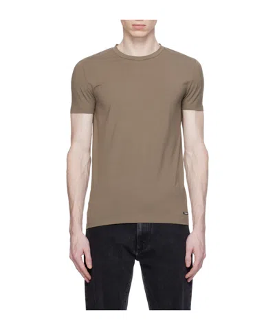 Zegna Plain Jersey T-shirt In Multicolor