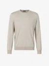 Zegna Crew-neck Sweater In Brown