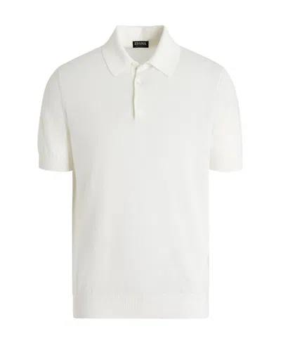 ZEGNA PLAIN SHORT-SLEEVED POLO SHIRT