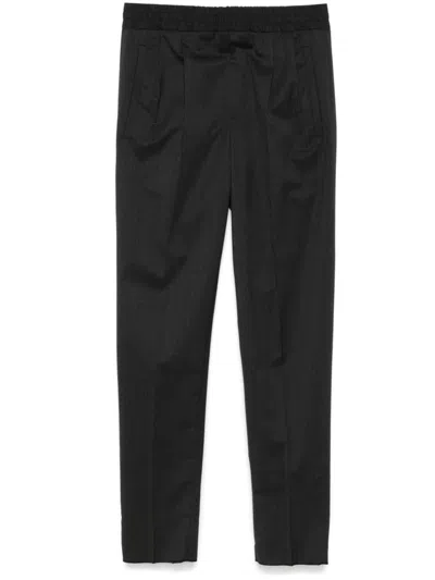 Zegna Pleat-detail Tapered Trousers In Grey