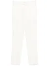 Zegna Pleated Trousers In White