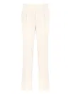 Zegna Pleated Welt-pocket Trousers In Neutral