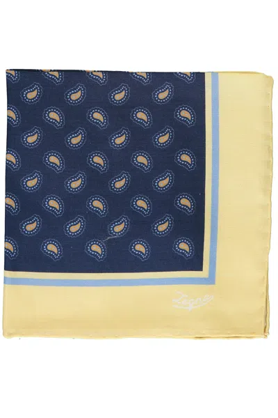 Zegna Pocket Square In Multi