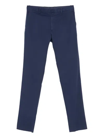 Zegna Pocketed Pants In Blue