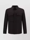 ZEGNA POINT COLLAR SHIRT WITH FRONT PATCH POCKETS