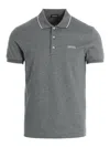 Zegna Piquet Polo Shirt Collar Sleeves In Gray