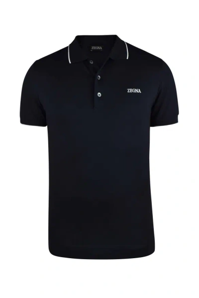 Zegna Polo In Blue