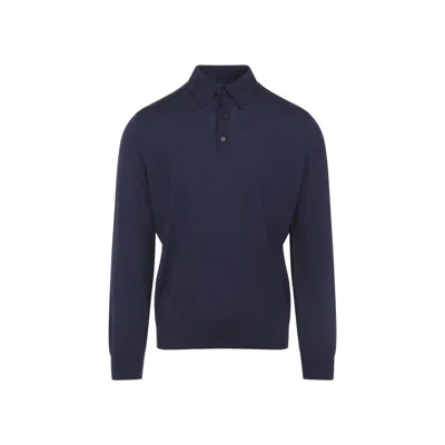 Zegna Cashseta Polo T-shirt In Black