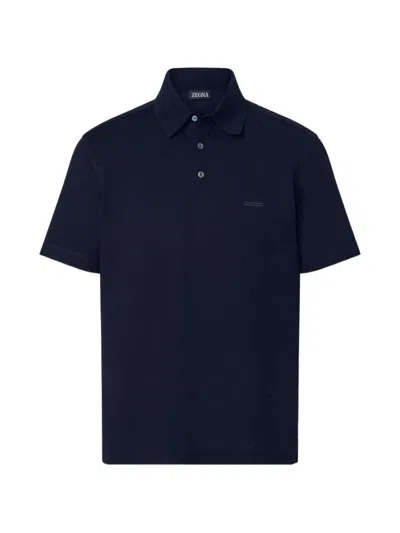 Zegna Polo In Blue