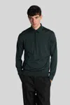 Zegna Polo In Green Wool In Green