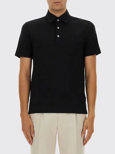 ZEGNA POLO SHIRT ZEGNA MEN COLOR BLACK,H38895002