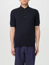 Zegna Cotton Polo Shirt With Pocket In Blue