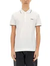 Zegna Fitted White Polo With Classic Collar In White