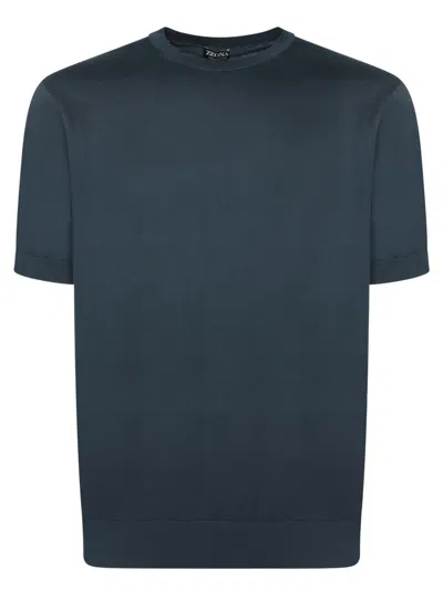 Zegna Premium Blue T-shirt