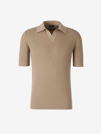 Zegna Knit Polo Shirt
