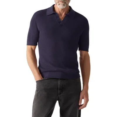 Zegna Premium Cotton Polo Shirt In Blue