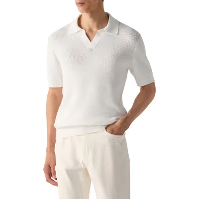 Zegna Premium Cotton Polo Shirt In Neutral