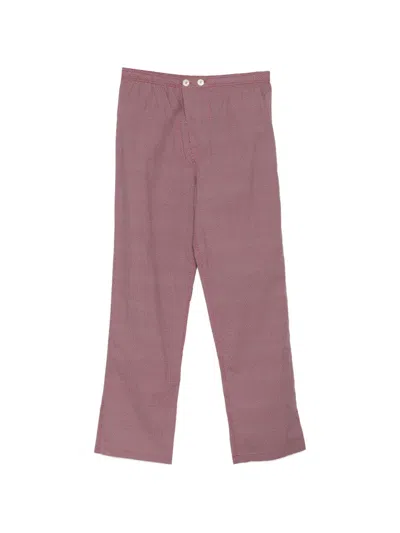 Zegna Printed Lounge Trousers In Purple